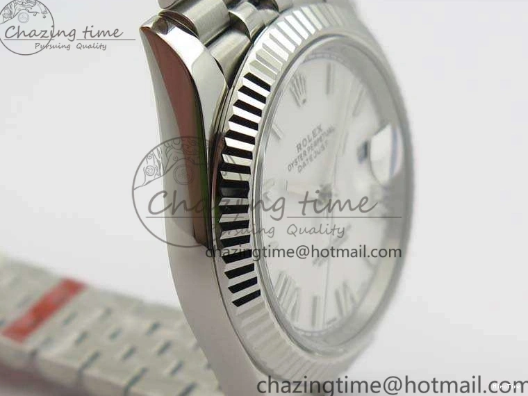 MiroTime 0308 DateJust 228238 SS Noob 1:1 Best Edition White Roman Dial On Jubilee Bracelet A Unisex 3508
